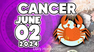 𝐂𝐚𝐧𝐜𝐞𝐫 ♋ 🤑 𝐘𝐎𝐔’𝐑𝐄 𝐆𝐎𝐈𝐍𝐆 𝐓𝐎 𝐁𝐄 𝐑𝐈𝐂𝐇 🤑💵 𝐇𝐨𝐫𝐨𝐬𝐜𝐨𝐩𝐞 𝐟𝐨𝐫 𝐭𝐨𝐝𝐚𝐲 JUNE 2 𝟐𝟎𝟐𝟒🔮#horoscope #new #tarot #zodiac
