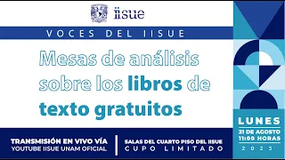 Mesas de análisis sobre los libros de texto gratuitos