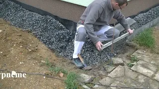 Kladení obrubníku do betonu