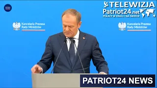 Donald Tusk  bezpieczeństwie Polski na posiedzeniu Rady Ministrów-konferencja prasowa