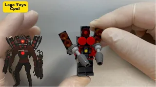 LEGO skibidi toilet | titan speaker man | Unofficial Lego Minifigures