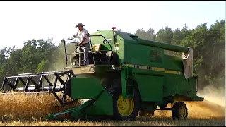 Żniwa 2019 od Rana do Nocy!☆John Deere 1055☆Świętokrzyskie