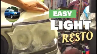 An Easy Practical Way to Restore Yellow Headlights