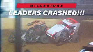 THE LEADERS CRASHED ON THE LAST LAP | Millbridge Speedway Non Wing 600 Micros Feature Highlights