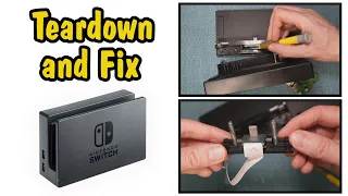 How to Open Up a Switch Dock to Replace Springs & Clean | Teardown Nintendo Tear Down