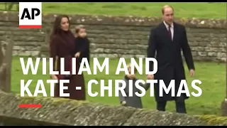 William, Kate, George and Charlotte spend Christmas with the Middletons