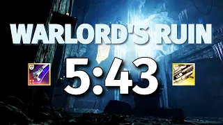 Warlord's Ruin Speedrun FWR in 5:43