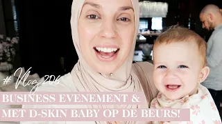UPDATE LILA & MET D-SKIN BABY OP DE BEURS! | Vlog #206 . | Delia Skin Master