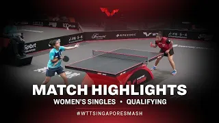 Sutirtha Mukherjee vs Sreeja Akula | WS | Singapore Smash 2022 (Qual)