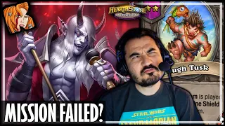 MISSION TUSK FAILED SUCCESSFULLY! - Hearthstone Battlegrounds