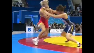 55 kg. Ida Karlsson (SWE) vs Saori Yoshida (JPN) Final, World Champ. 2007-Baku (AZE)