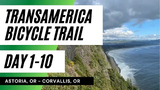 TransAmerica Bike Trail 2021 - Day 1-10 (OREGON COAST)