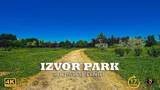 IZVOR Park, BUCHAREST, Center | 4k Virtual Tour | 🇷🇴