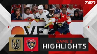 STANLEY CUP HIGHLIGHTS: Game 3 - Vegas Golden Knights vs. Florida Panthers