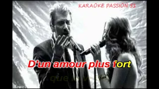 KARAOKE JOHNNY HALLYDAY . Unchained mélody avec voix de Joss Stone 2008  KARAOKE PASSION 51