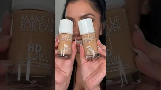 New #makeupforever HD Skin Hydra Glow Hydrating #foundation #oilyskin #makereview #newmakeup #fyp