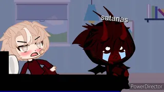 Cuando satanas tiene miedo XD🤣❤//meme original?//Gacha club