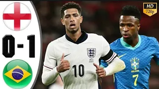 England vs Brazil 0-1 Highlights & All Goals 2024 HD #football #brazil #england