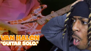 BEST GUITARIST EVER?! Van Halen Eruption Guitar Solo..(REACTION)