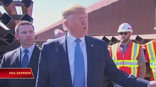 Trump ghi dấu ấn tại tường biên giới (VOA)