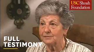 Jewish Holocaust Survivor Pearl Barach on WWII | USC Shoah Foundation