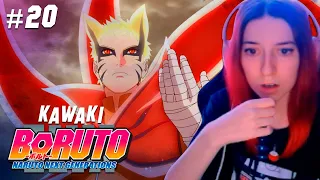 REACCIÓN A BORUTO 🍜🍃 MEJORES MOMENTOS #20 ARCO DE KAWAKI ✨ NARUTO MODO BARIÓN 🦊🔥 PELEA VS ISSHIKI 💥