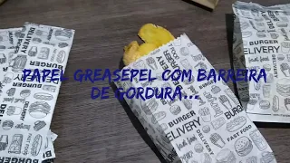 Como embrulhar o hambúrguer em papel para o Delivery e como embrulhar para servir no local.