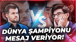 CARLSEN SANKİ DÜNYADAN IŞINLANIYOR, KALEYİ KASTEN ALMIYOR!