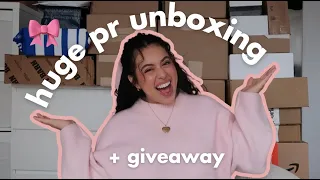 HUGE PR UNBOXING HAUL ♡ Makeup, Skincare, Fashion + GIVEAWAY!