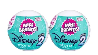 Zuru 5 Surprise Mini Brands Disney Store Edition Series 2 Unboxing Review