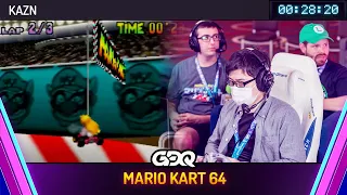 Mario Kart 64 by Kazn in 28:20 - Awesome Games Done Quick 2024