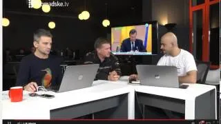 Янукович нервничал и сломал ручку на пресс-конференции