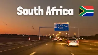 Evening Drive South African Highway : Centurion to Menlyn