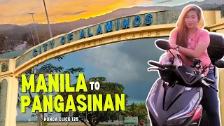 MANIILA TO PANGASINAN / MOTO RIDE Click 125