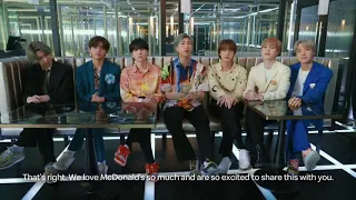 BTSxMcDonald's Meals Behind The Scenes and the official tv commercial  #BTS#McDonalds#theBTSmeal