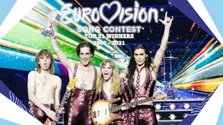 Eurovision Top 21 Winners (2000-2021)