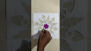 Rangoli stencil | Indian Craft #shorts