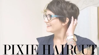 Pixie Haircut - Elissa's Pixie Before and After