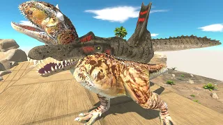 Surviving the Desert: Battling the Spinosaurus for Survival - Animal Revolt Battle Simulator