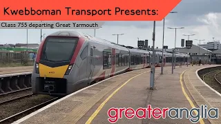 Greater Anglia | Departing Great Yarmouth | Class 755/405