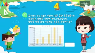 초등4 수학 1학기 5단원 익힘문제 68쪽 1번