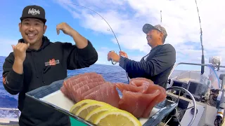 Freshest Sashimi with Famous Hawaii's Only Chef Kale , Ep156