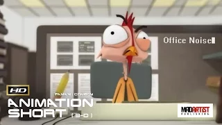 CGI 3D Animated Short Film "OFFICE NOISE" Hilarious Animation by The Animation Workshop