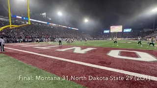 Montana Grizzlies win 2023 FCS semifinal against NDSU in double overtime