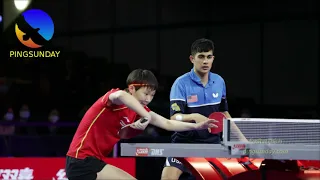 First ever mixed double between China and USA