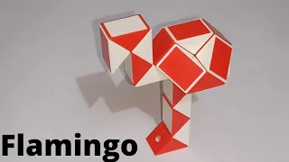 Make a Flamingo with Snake Cube