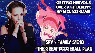 Lauren Reacts! *How is this nerve-wracking?!* Spy x Family S1E10 'The Great Dodgeball Scheme'