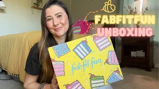 ASMR Spring FabFitFun Unboxing For Sleep and Relaxation (whispers, scratching, tingly tapping)