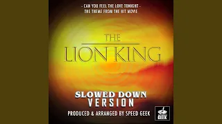 Can You Feel The Love Tonight (From ''The Lion King'') (Slowed Down)