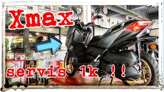 jom servis Xmax 250 1000 km!